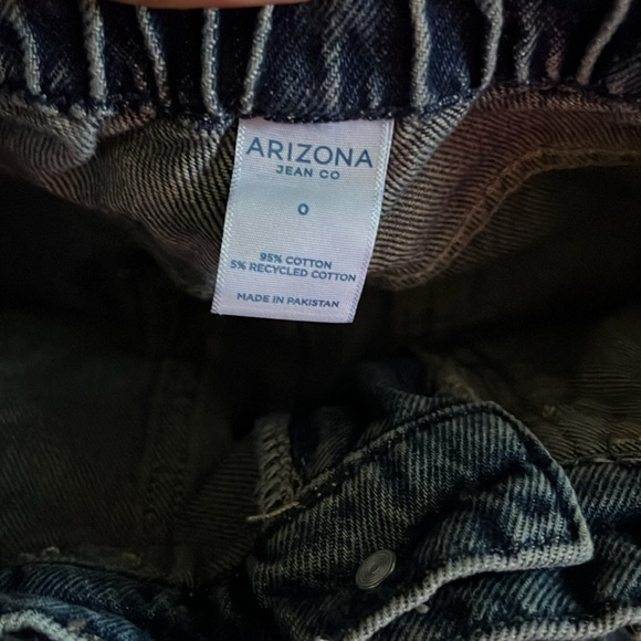 Arizona denim high rise baggy utility cargo jeans - Picture 7 of 8